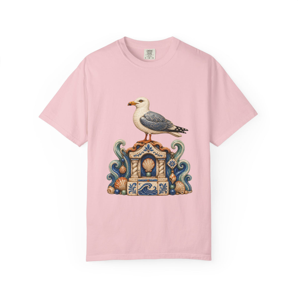 Coastal Ceramic Gull Shrine Graphic Tee
