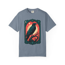 Moon Raven Gothic Crest T-Shirt Graphic