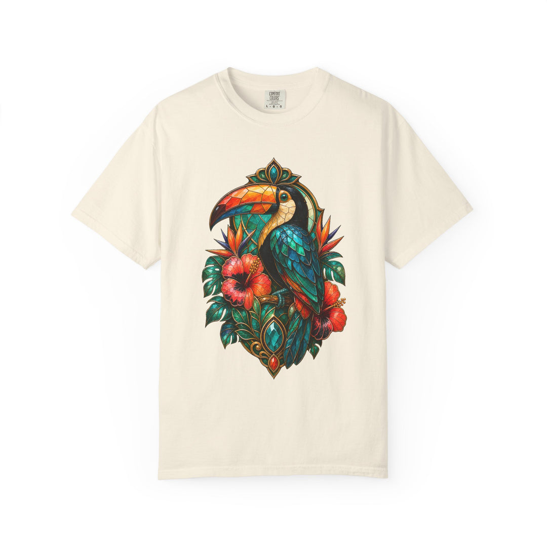 Tropical Glass Toucan Graphic Tee