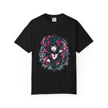 Neon Koi Gothic Portrait T-Shirt Graphic