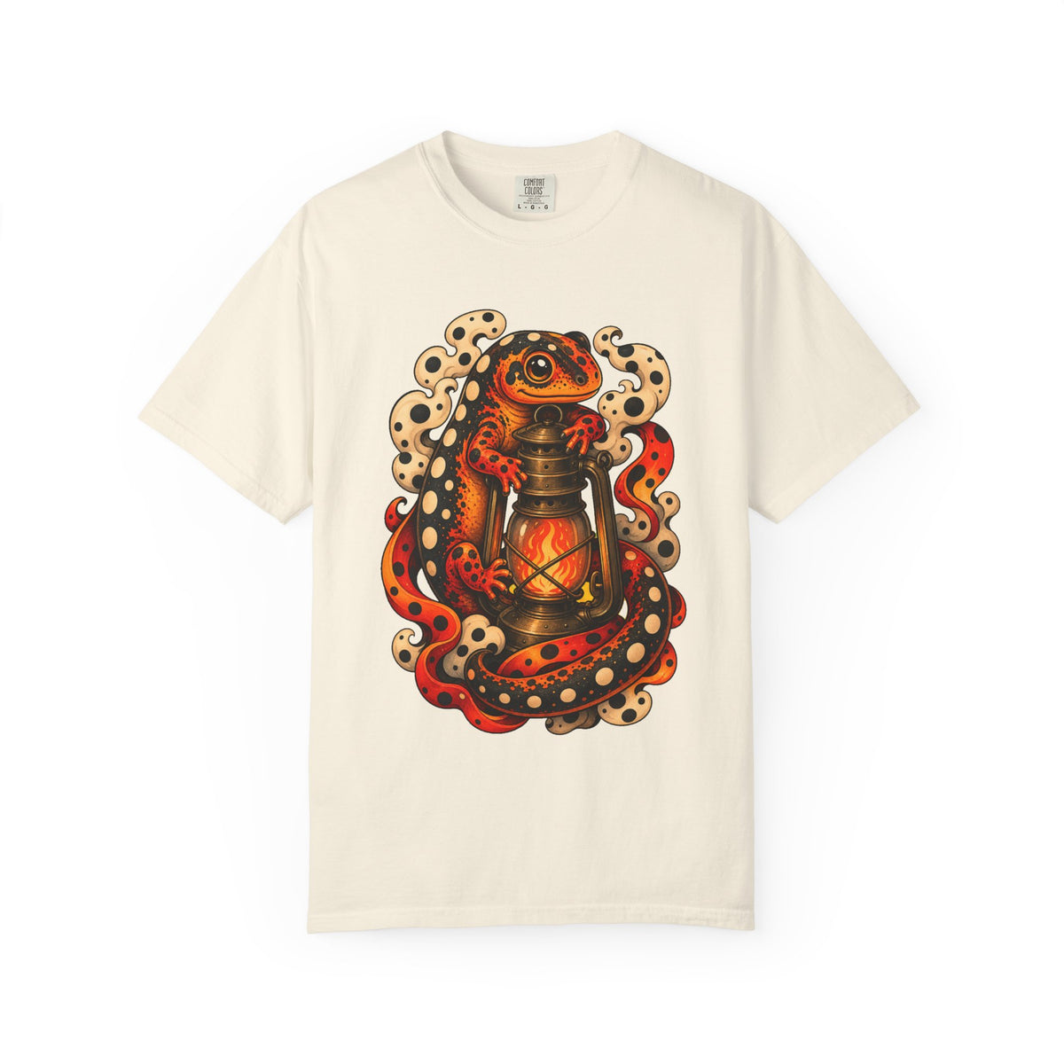 Polka Dot Ember Salamander Graphic Tee