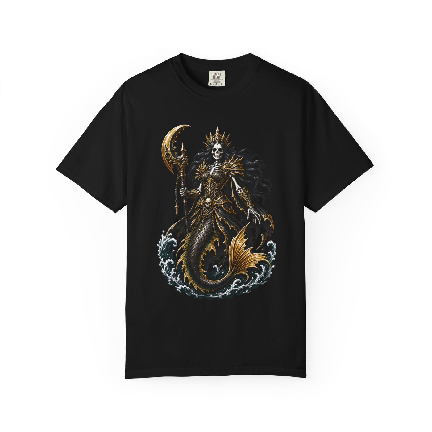 Blackgold Skeleton Sea Empress T-Shirt Graphic