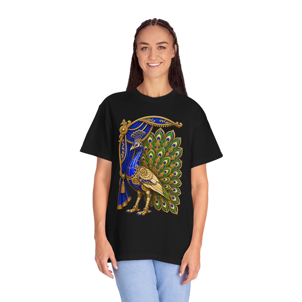 Midnight Peacock Automaton Opera Graphic Tee