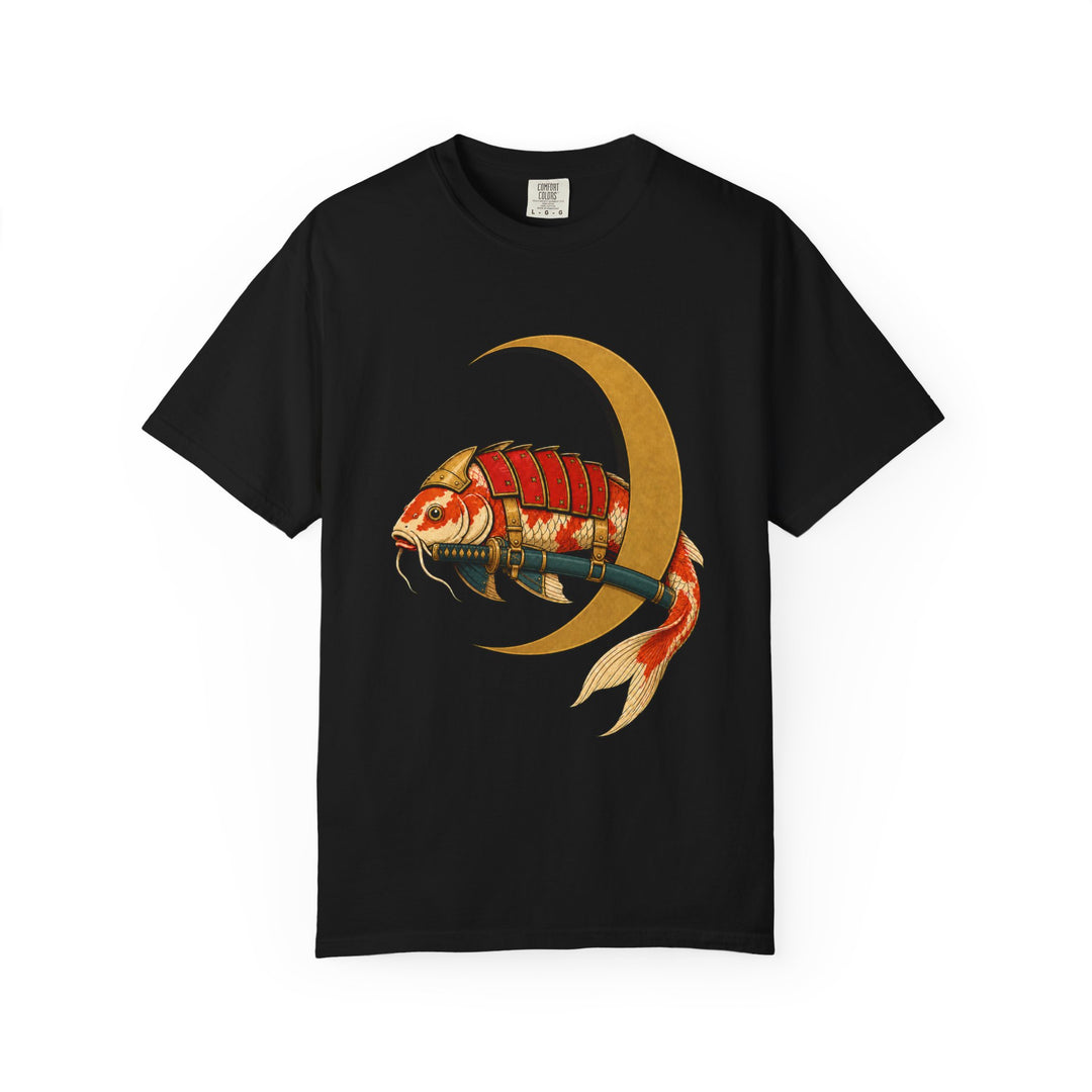 Moon Gate Ronin Surrealist Koi Samurai Graphic Tee