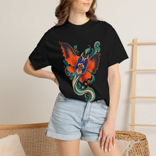 Orchid Manta Current Abstract Floral Graphic Tee