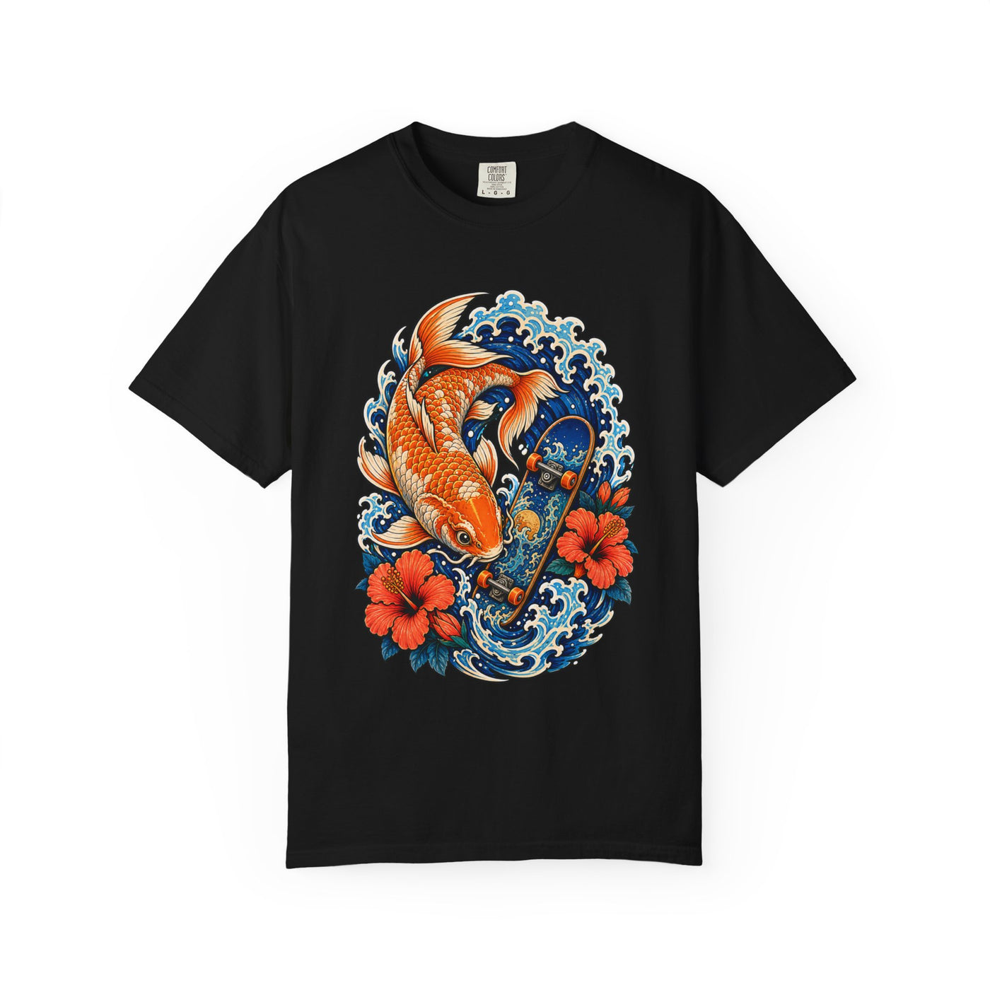 Oceanic Koi Skate Spirit T-Shirt Graphic
