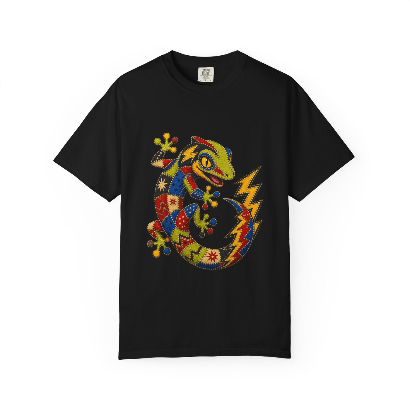 Patchwork Thunder Gecko Graphic Tee