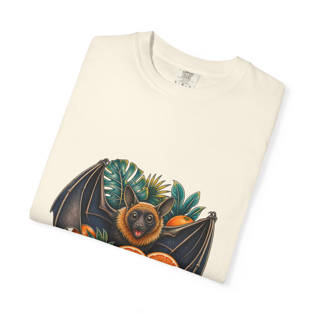 Tropical Citrus Bat Graphic Tee