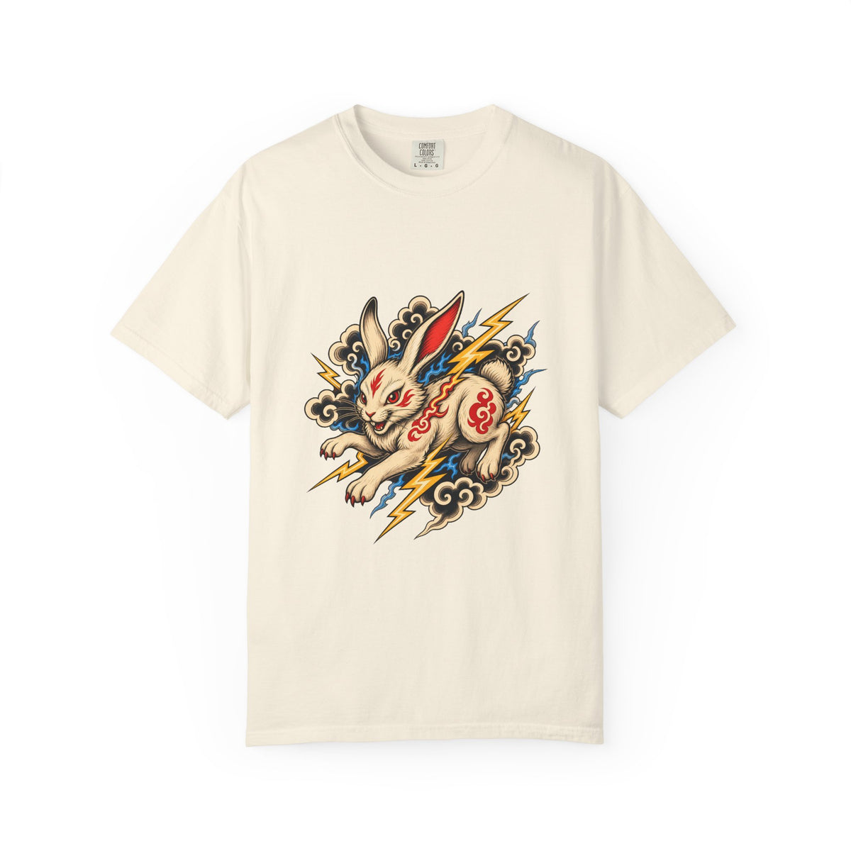 Tattoo Thunder Rabbit Graphic Tee