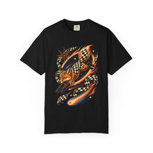 Checkerboard Comet Fox Graphic Tee