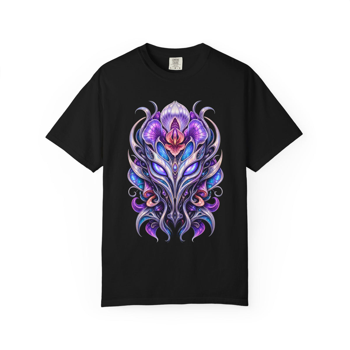 Alien Orchid Synthmask T-Shirt Graphic