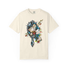 Glitchy Glam Orchid Mirror T-Shirt Graphic