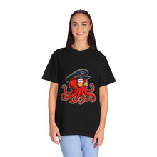 Captain Octopus Nautical Mascot T-Shirt Graphic