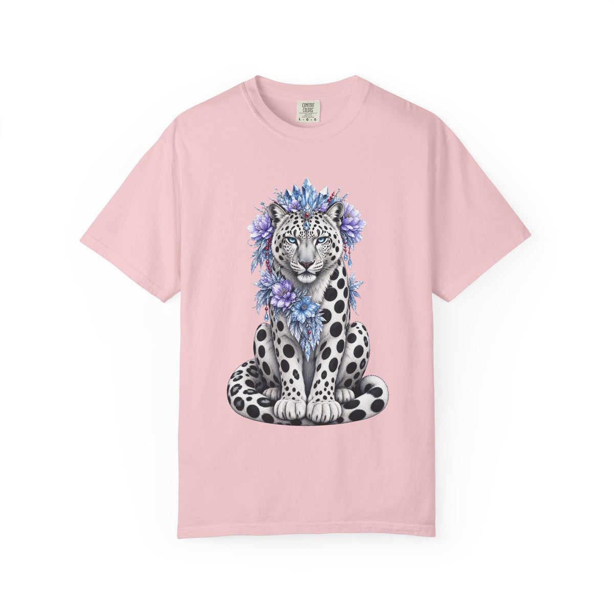 Polka Dot Snow Leopard Graphic Tee