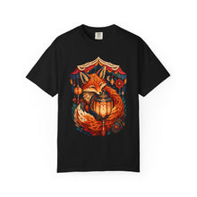 Paper Cut Fox Lantern T-Shirt Graphic