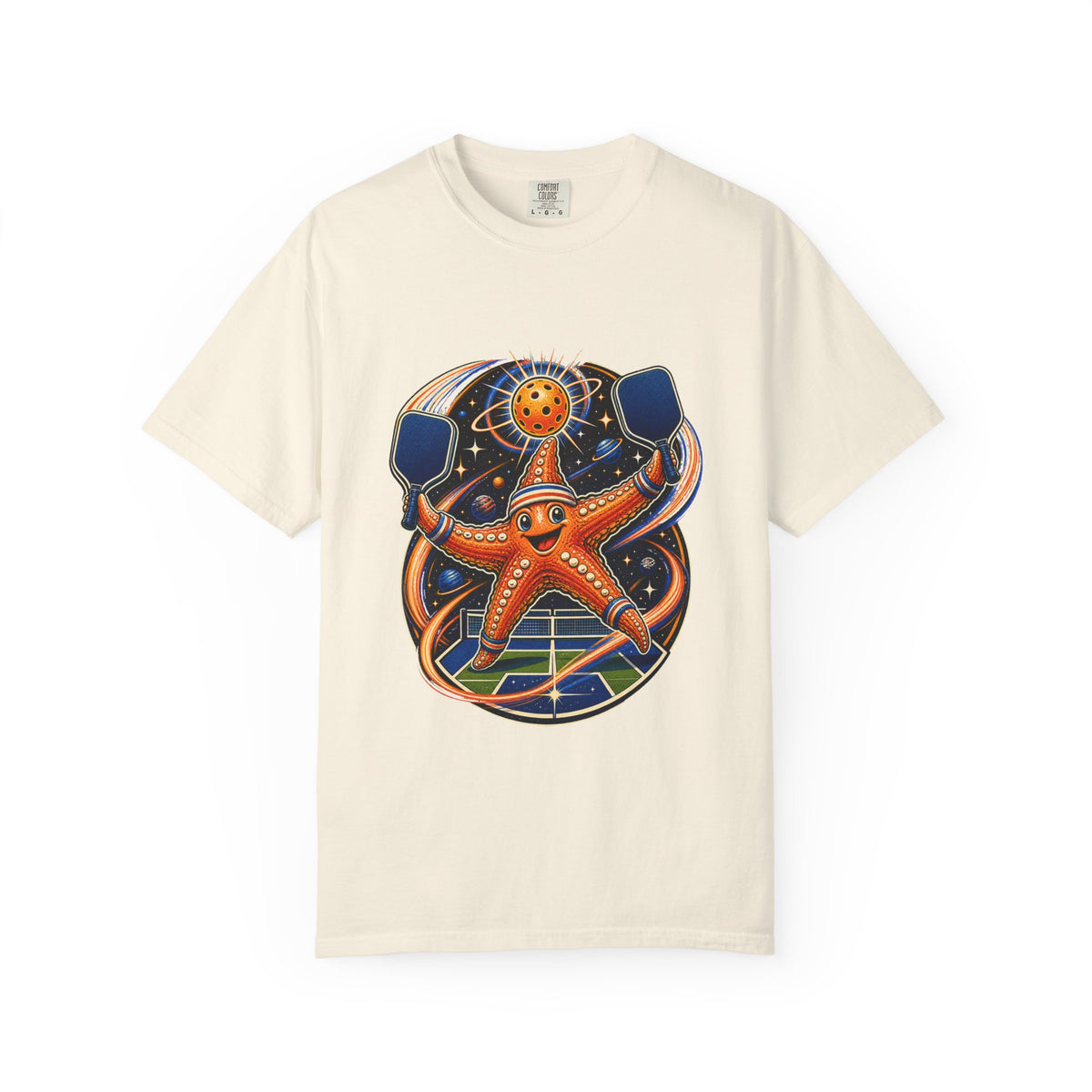 Cosmic Pickleball Starfish Graphic Tee