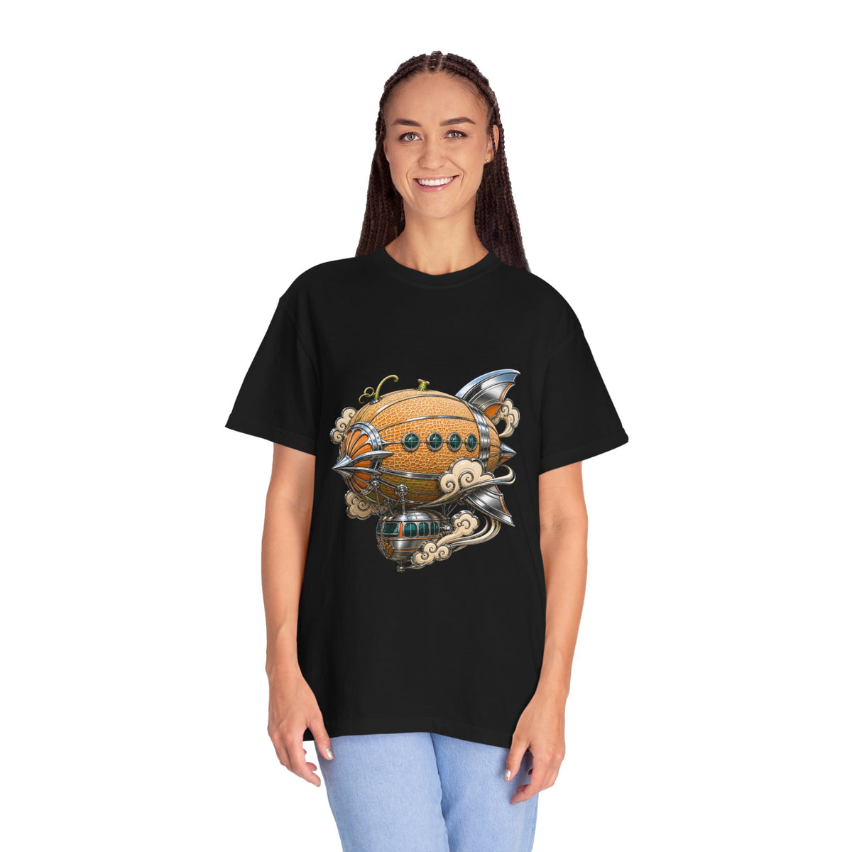 Chrome Cantaloupe Airship T-Shirt Graphic