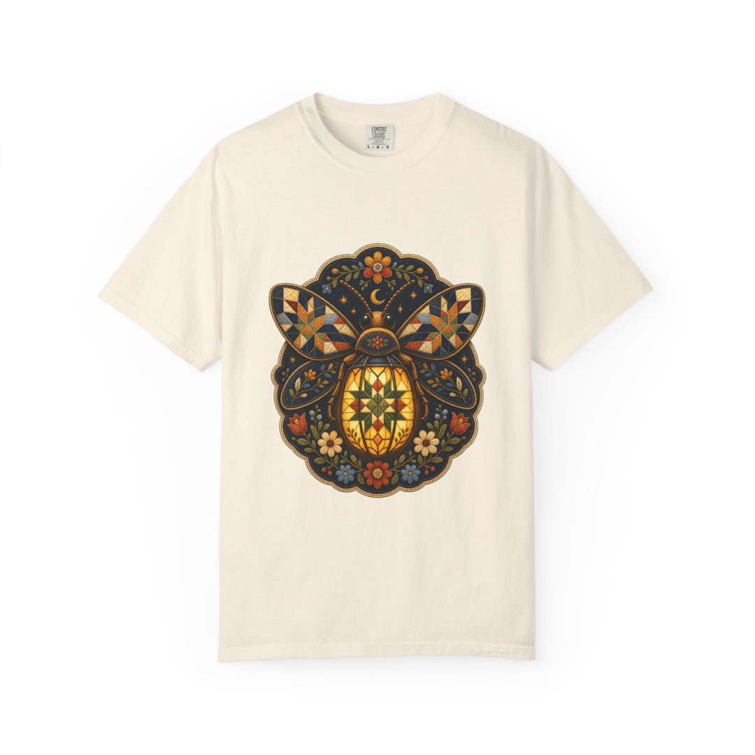 Folk Quilt Firefly Lantern Graphic Tee