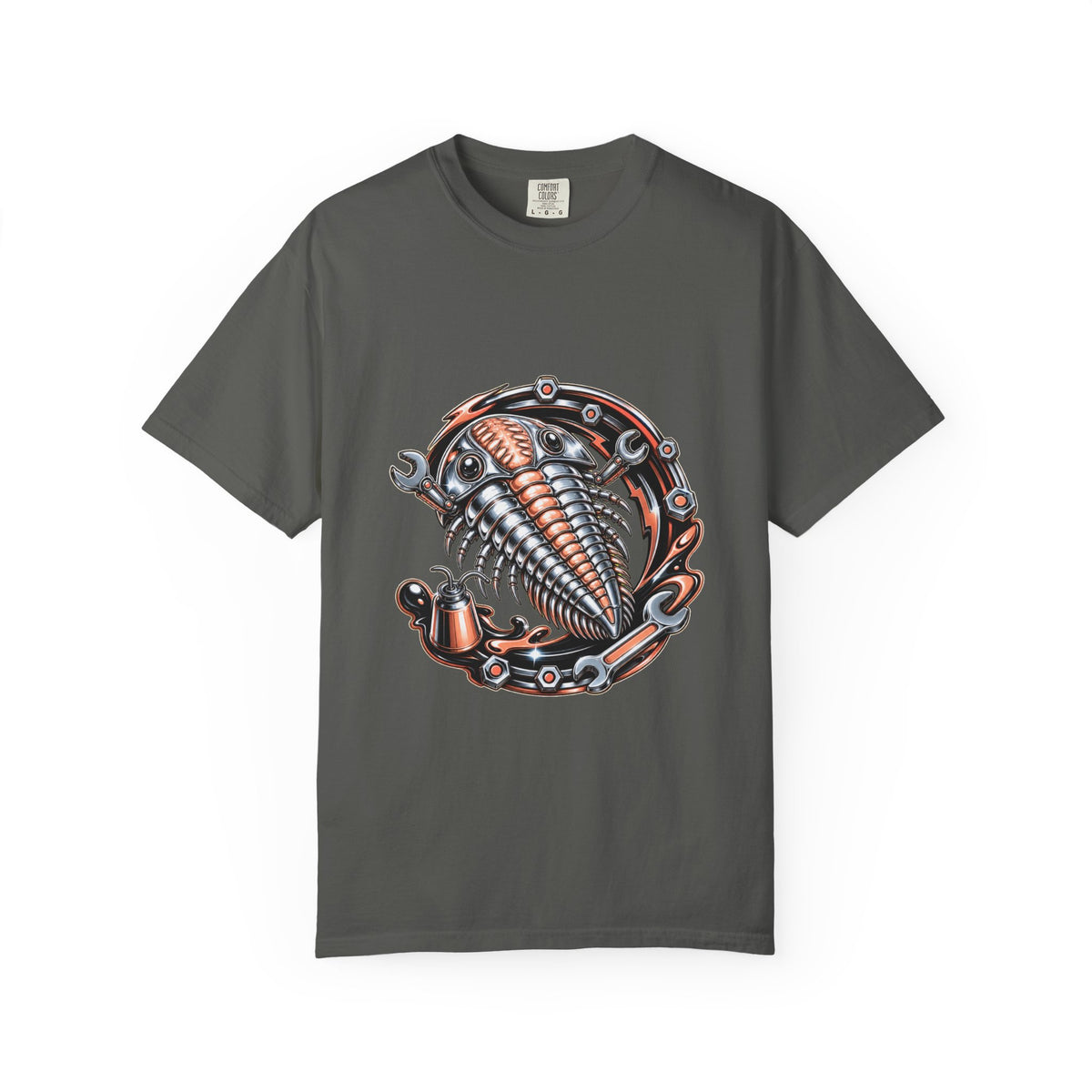 Chrome Peach Trilobite Mechanic Graphic Tee