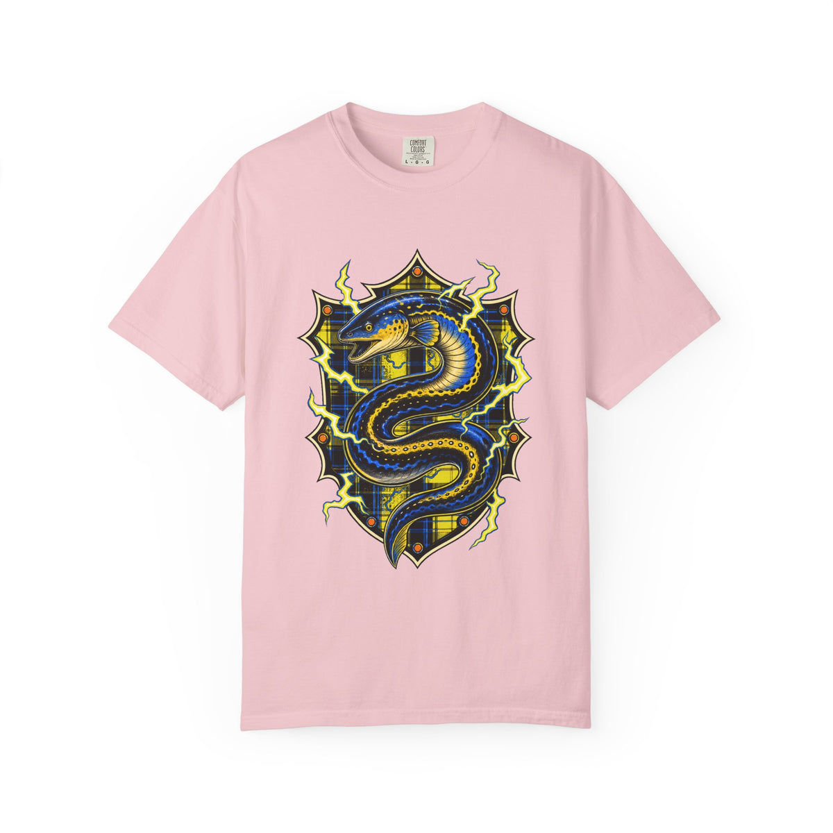Acid Plaid Electric Eel Graphic Tee