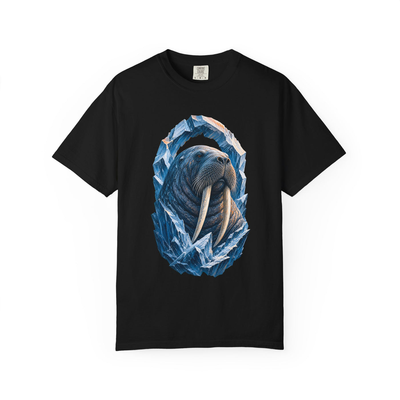 Cool Blue Walrus Ice Herald Graphic Tee