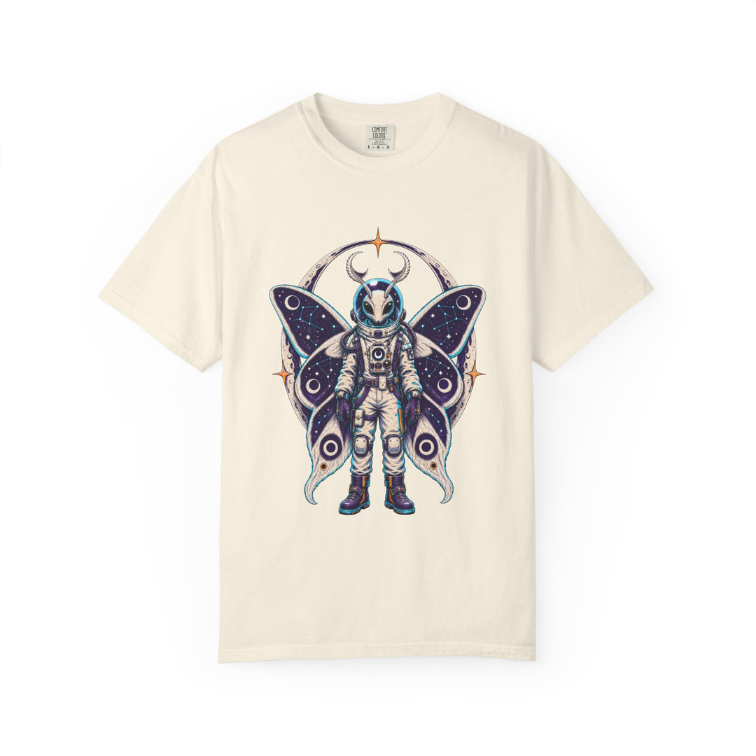 Alien Moth Astronaut Graphic T-Shirt