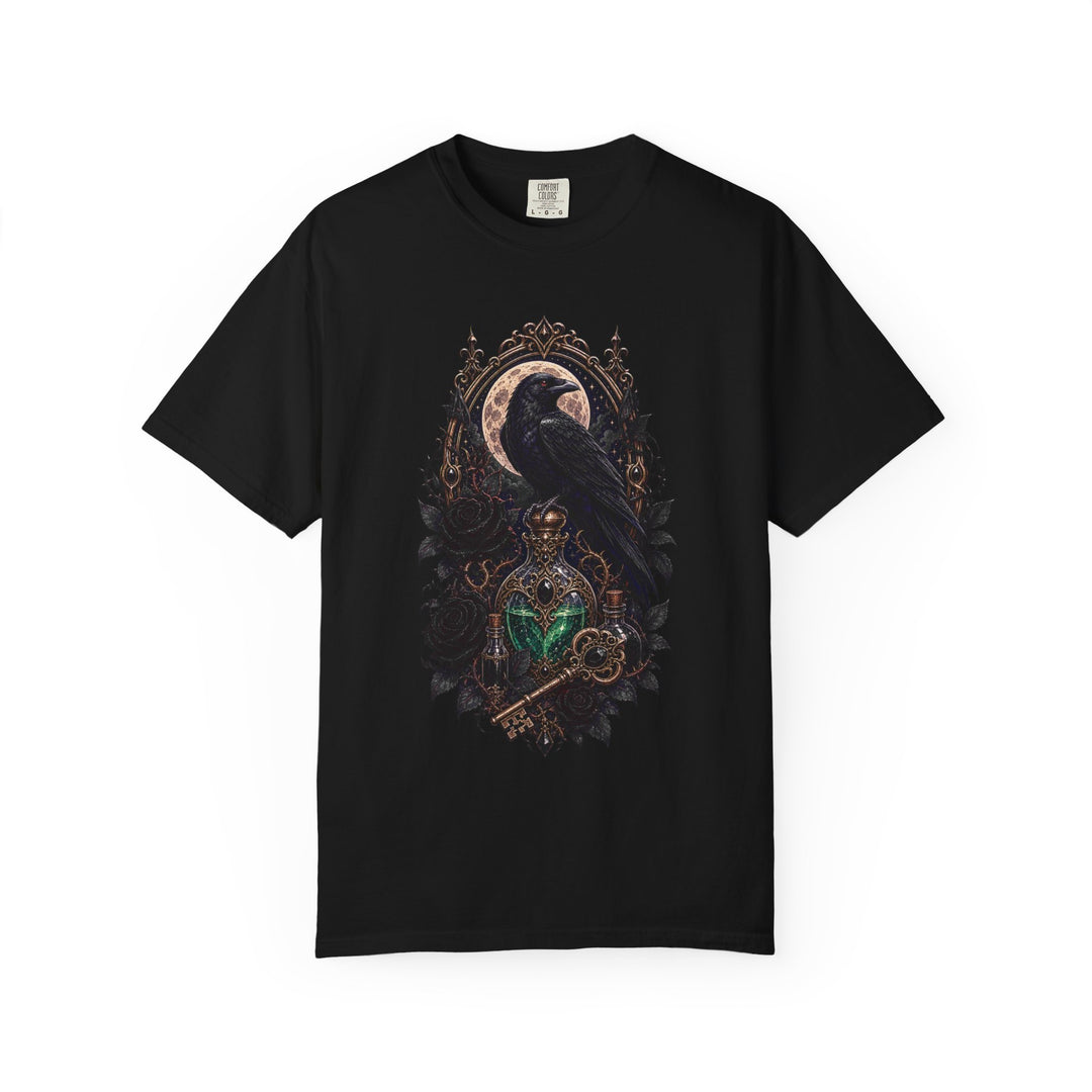 Gothic Raven Apothecary T-Shirt Graphic