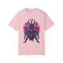 Glitch Orchid Samurai Beetle T-Shirt Graphic