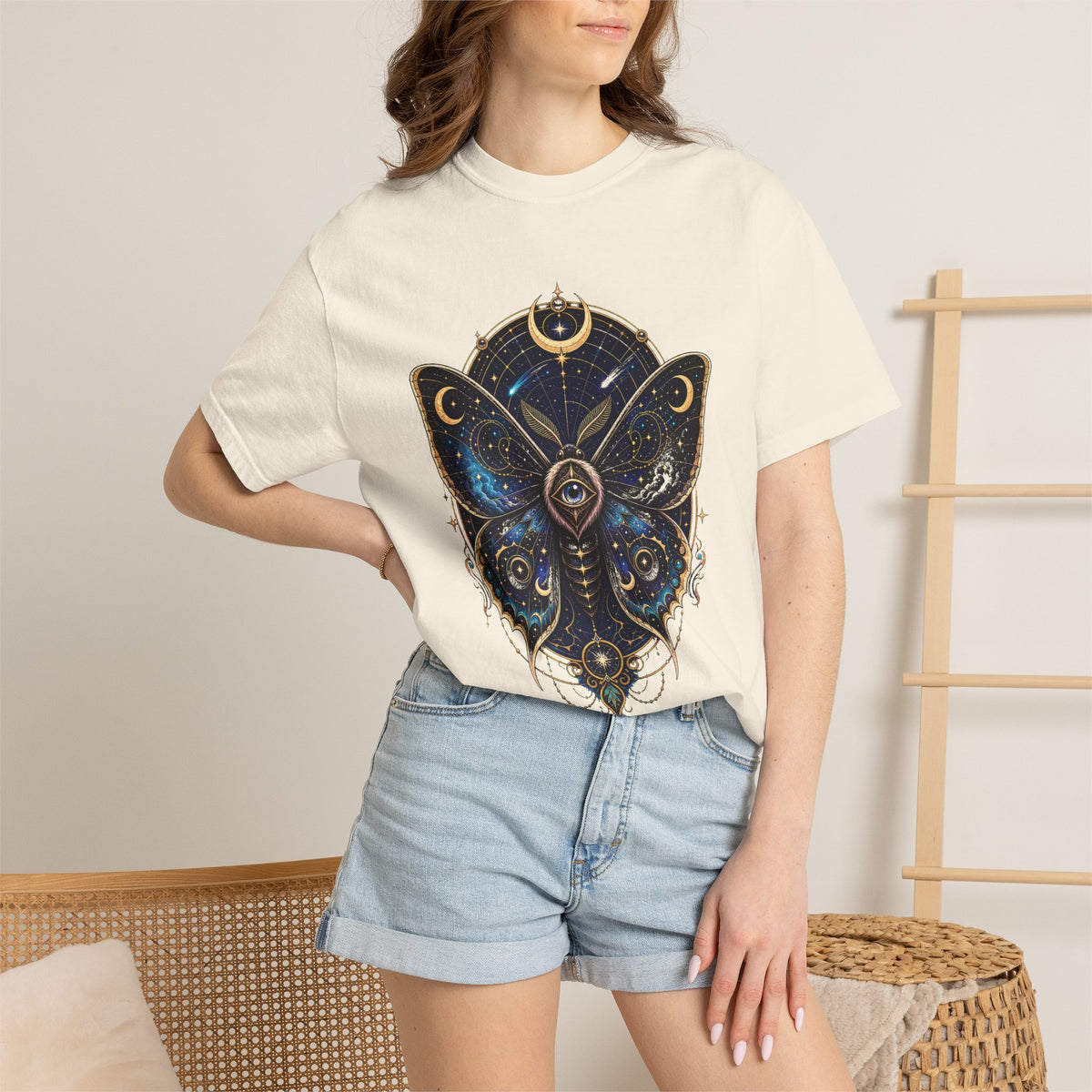 Cosmic Moth Oracle T-Shirt Graphic