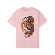 Deck-Stripe Volcano Heron Graphic Tee