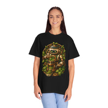 Solarpunk Basil Grinder Robot T-Shirt Graphic
