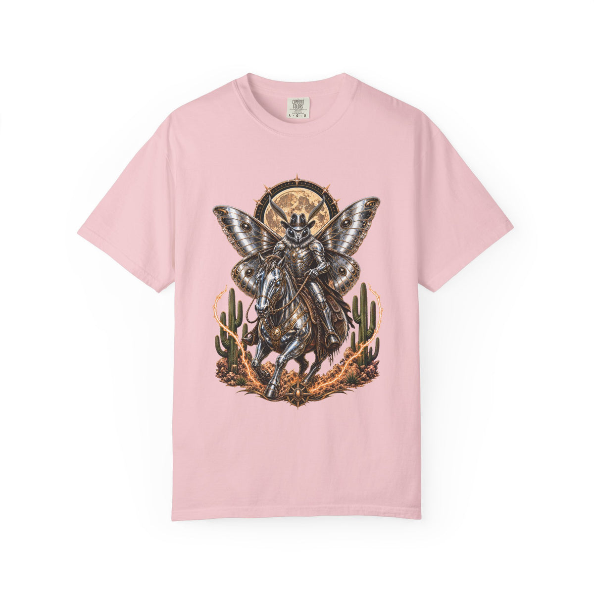Chrome Desert Moth Rider T-Shirt Graphic