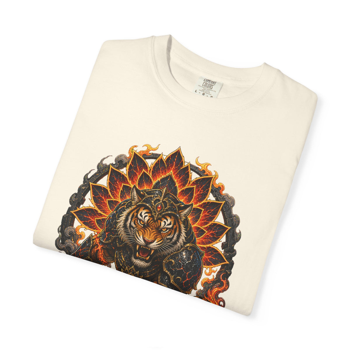 Volcanic Tiger Lotus Guardian T-Shirt Graphic