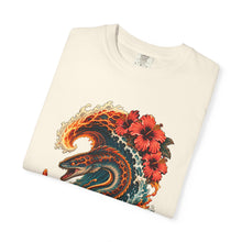 Hibiscus Lava Eel Surfer Graphic Tee