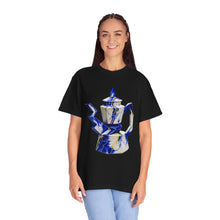 Cobalt Porcelain Lightning Teapot Graphic Tee