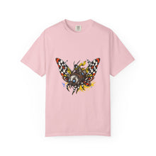 Checkerboard Moth Rider Graphic Tee