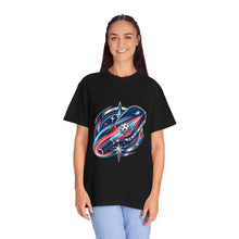 Neon Pickleball Comet Crest T-Shirt Graphic