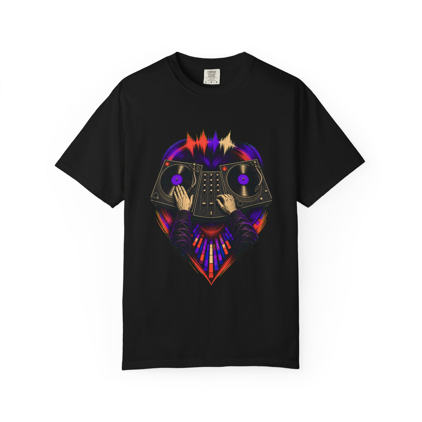 Vinyl Night Mix Risograph Graphic Tee