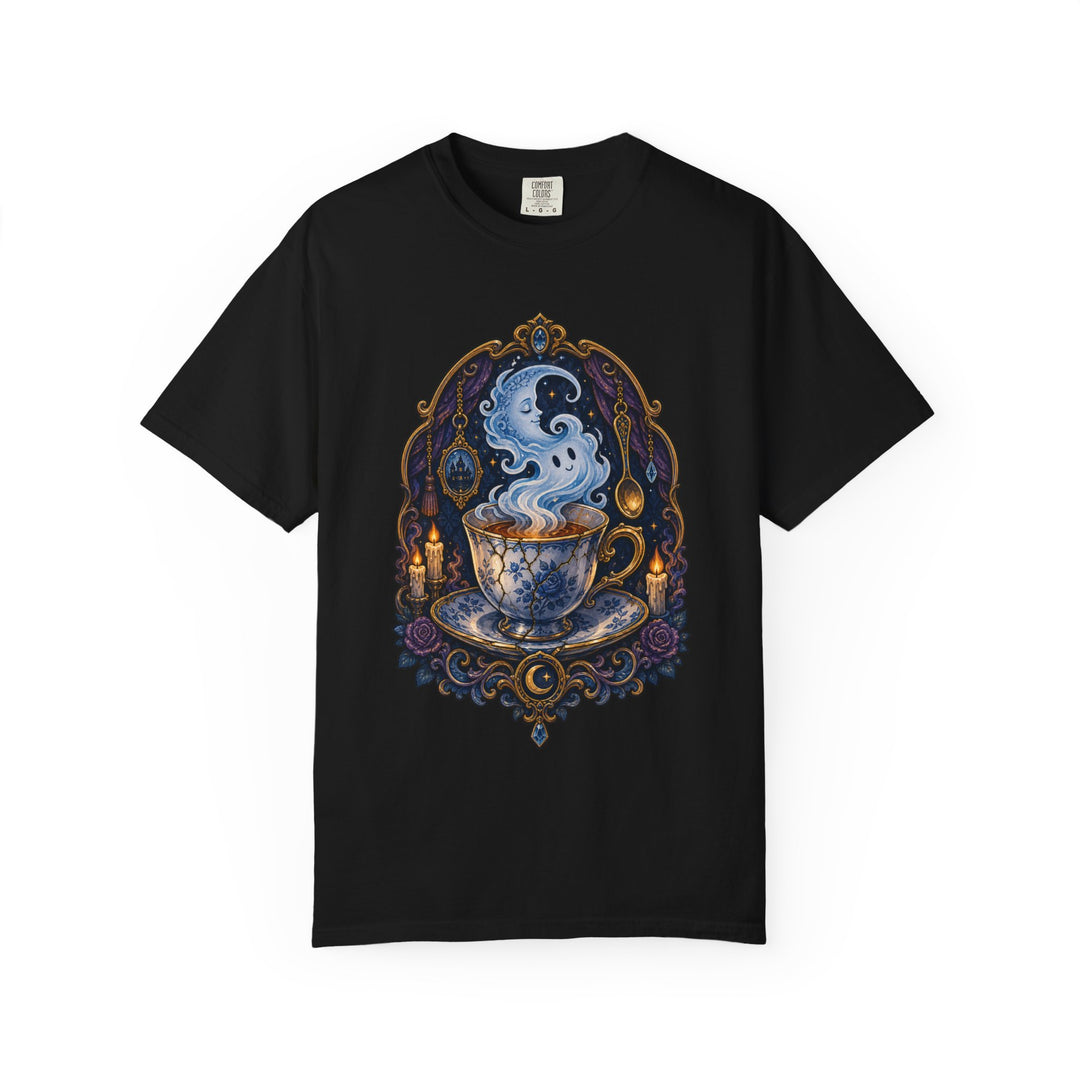 Haunted Ceramic Teacup T-Shirt Graphic