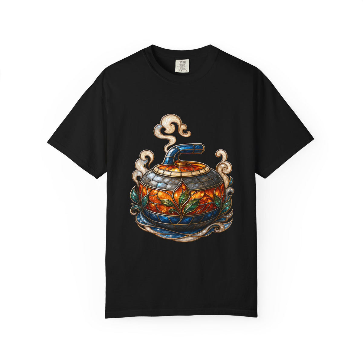Stained Glass Tea Stone T-Shirt Graphic