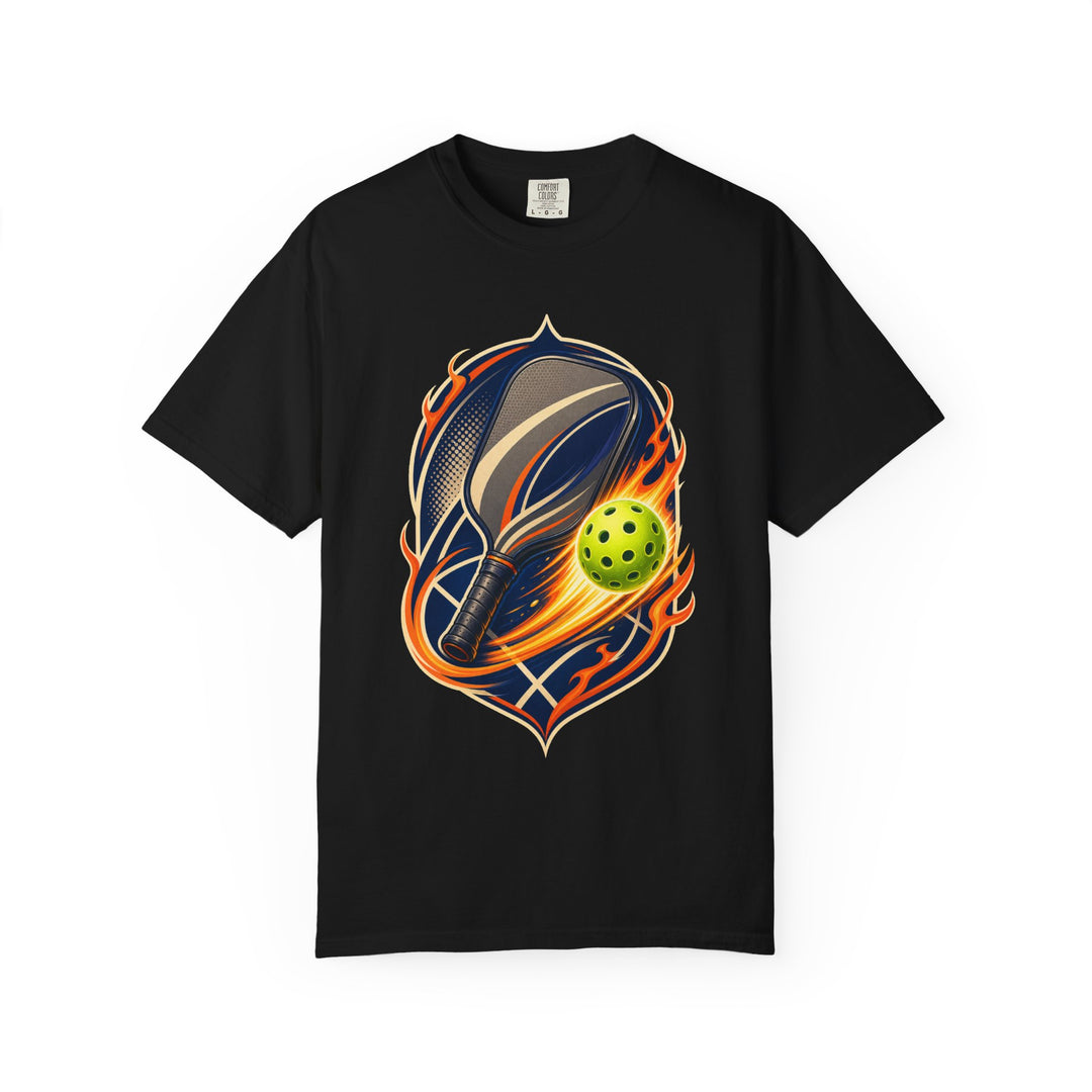 Pickleball Comet Paddle Crest T-Shirt Graphic