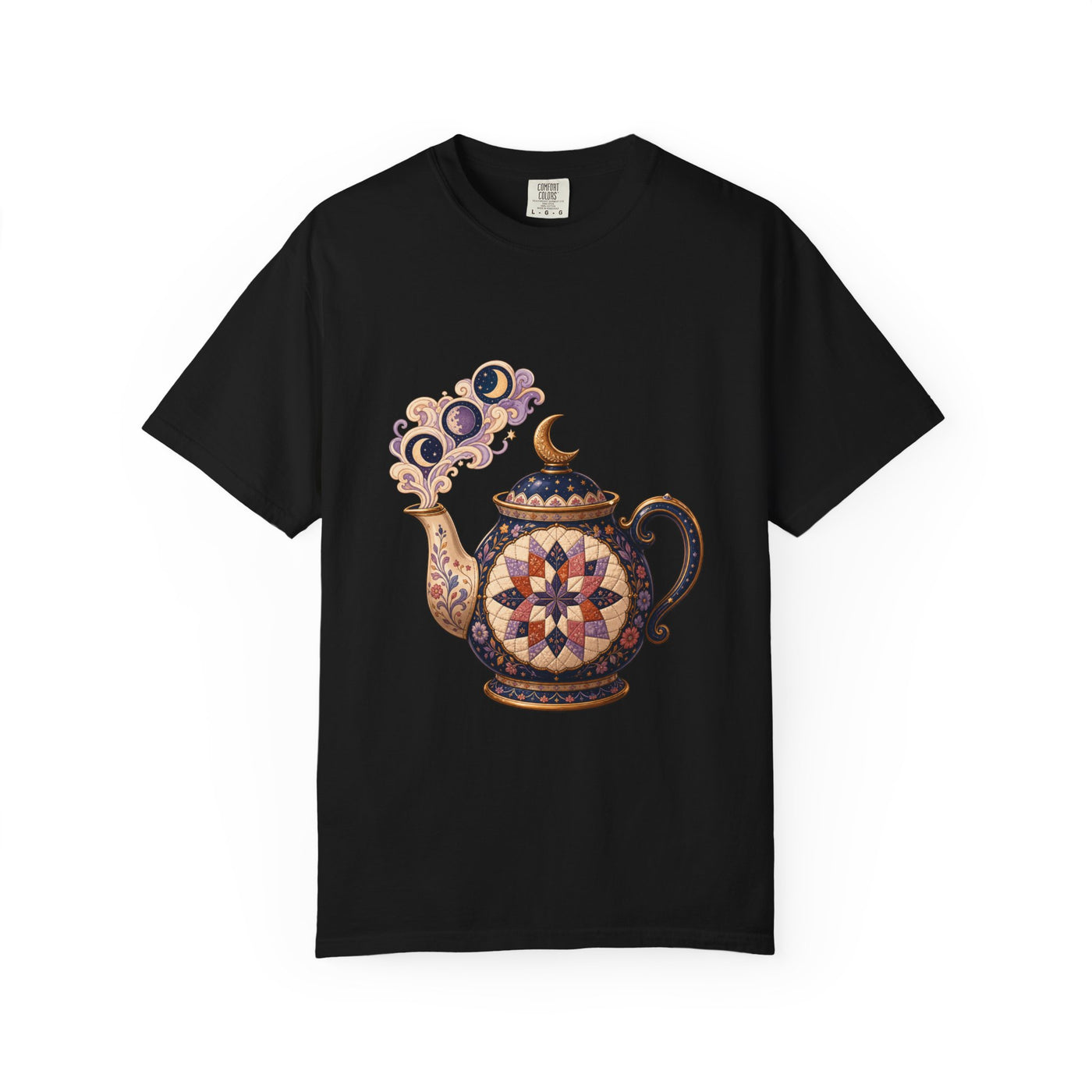 Quilted Moon Teapot Oracle Graphic Tee