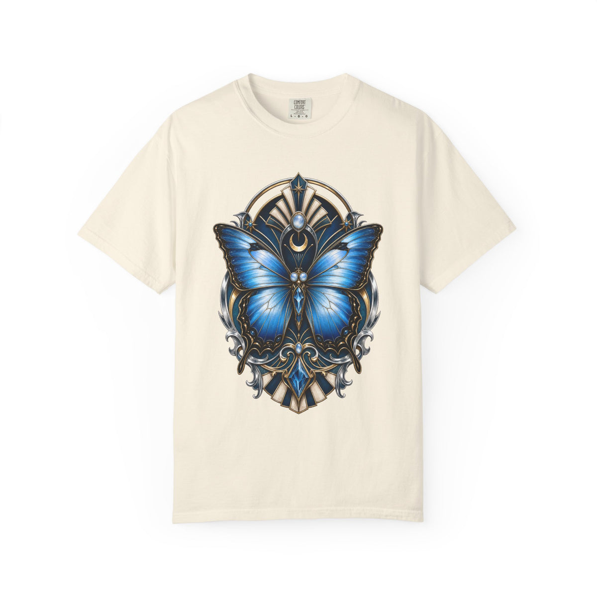 Neo Deco Blue Morpho Oracle Graphic Tee