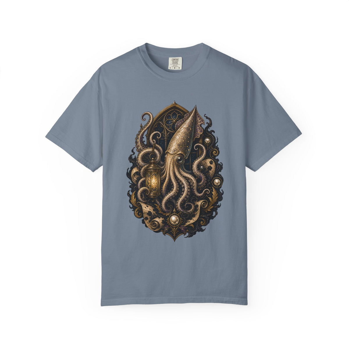 Dark Academia Lantern Squid T-Shirt Graphic