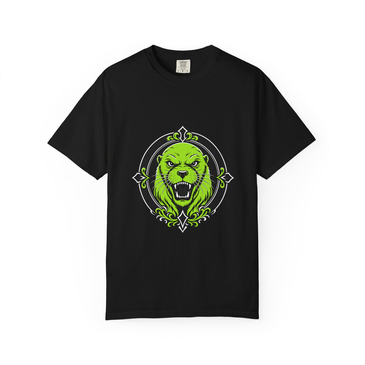 Ferocious Neon Otter Crest T-Shirt Graphic
