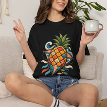 Quilted Surf Pineapple Kite T-Shirt Graphic