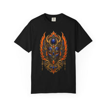 Ember Scarab Oracle Mask T-Shirt Graphic
