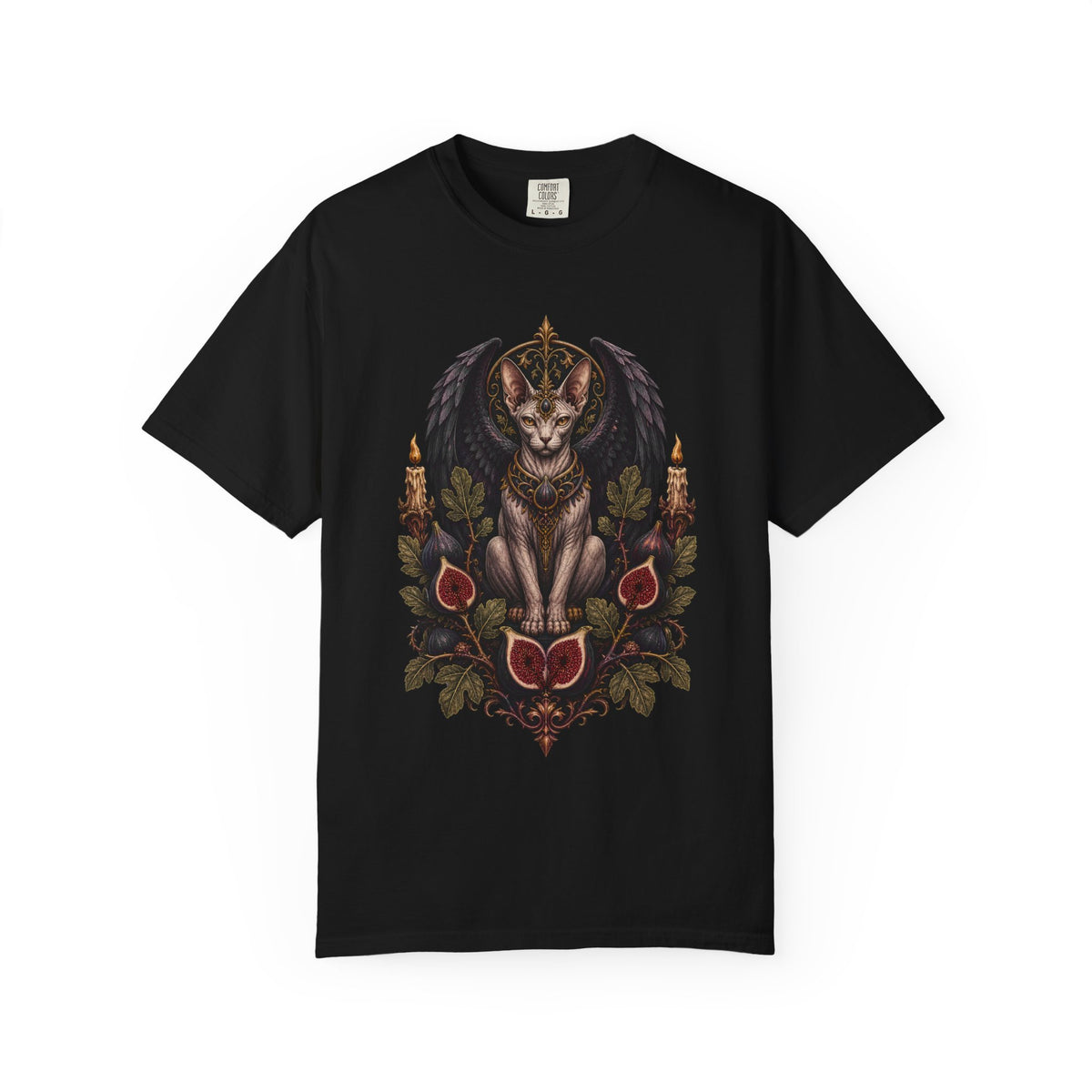 Gothic Fig Sphinx Graphic Tee