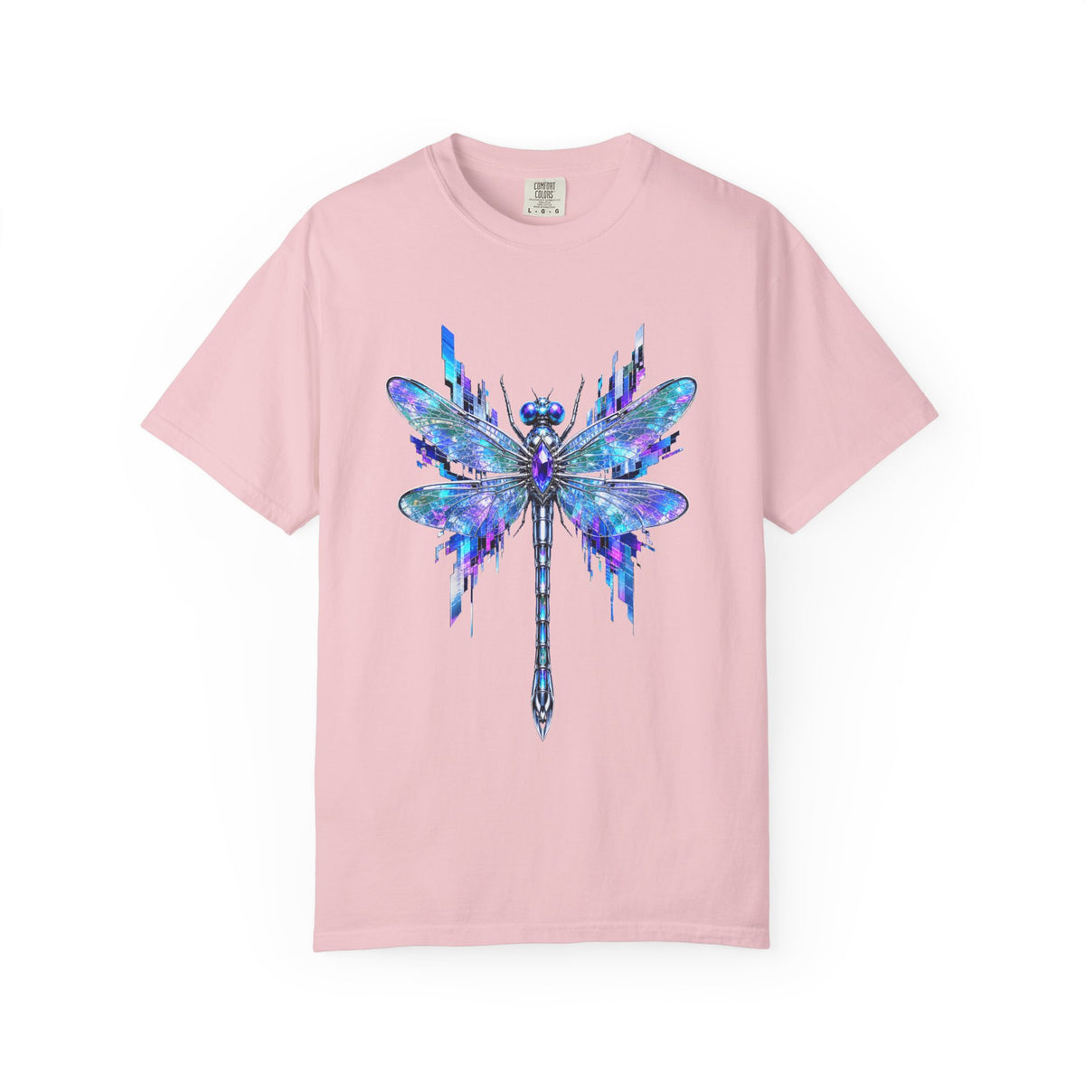 Glitch Glass Dragonfly Graphic Tee