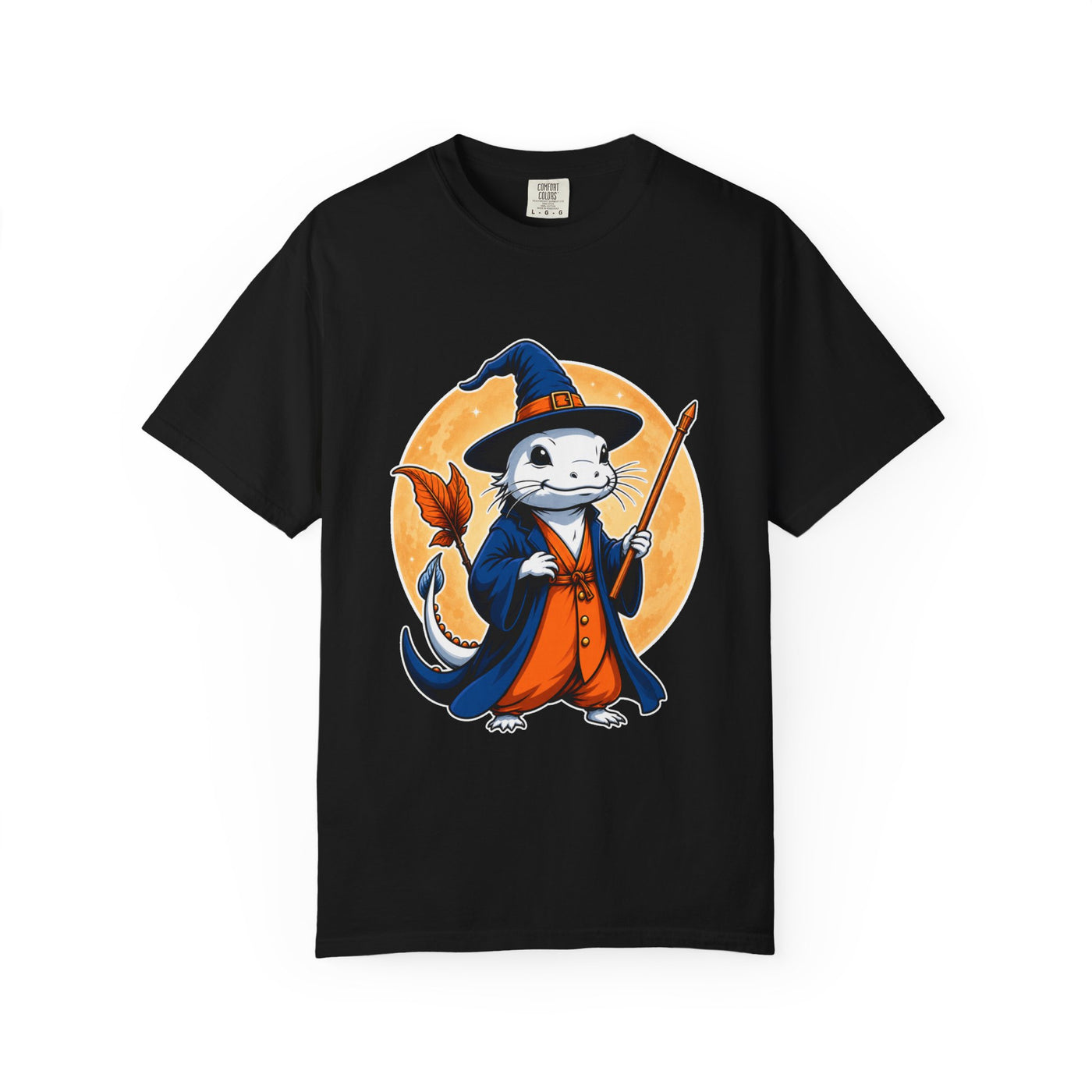 Wizard Salamander Moon Emblem T-Shirt Graphic